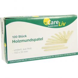 Ein aktuelles Angebot für HOLZMUNDSPATEL 15 cm 100 St ohne Häusliche Pflege - jetzt kaufen, Marke Careliv Produkte OHG.