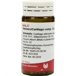 Ein aktuelles Angebot für HORNERZ/Cartilago comp.Globuli 20 g Globuli Naturheilkunde & Homöopathie - jetzt kaufen, Marke WALA Heilmittel GmbH.