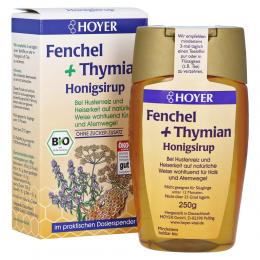 Ein aktuelles Angebot für HOYER Fenchel+Thymian Honigsirup 250 g Sirup Nahrungsergänzungsmittel - jetzt kaufen, Marke HOYER GMBH.