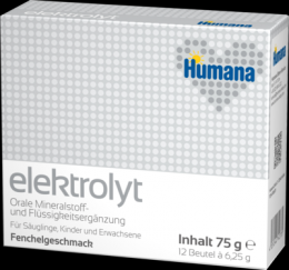 HUMANA Elektrolyt Fenchel Pulver 75 g