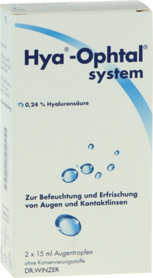 HYA-OPHTAL system Augentropfen 2X15 ml