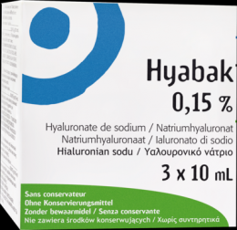 HYABAK Augentropfen 3X10 ml