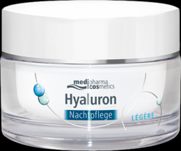 HYALURON NACHTPFLEGE legere Creme im Tiegel 50 ml