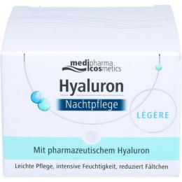 HYALURON NACHTPFLEGE legere Creme im Tiegel 50 ml