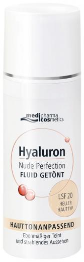 Hyaluron Nude Perfection Getöntes Fluid LSF 20 - heller Hauttyp 50 ml Creme