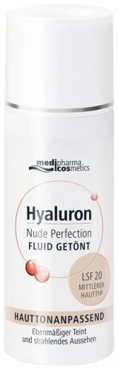 Hyaluron Nude Perfection Getöntes Fluid LSF 20 - mittlerer Hauttyp 50 ml Creme