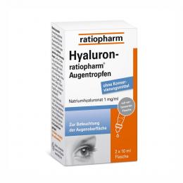 Hyaluron-ratiopharm Augentropfen 2 X 10 ml Augentropfen