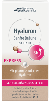 HYALURON SANFTE Bräune Express Gesicht Creme 30 ml