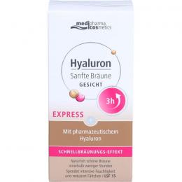 HYALURON SANFTE Bräune Express Gesicht Creme 30 ml