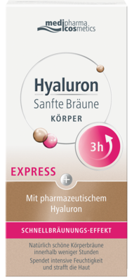HYALURON SANFTE Bräune Express Körper Creme 150 ml