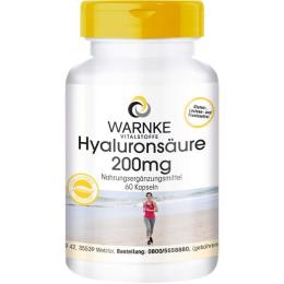 HYALURONSÄURE 200 mg Kapseln 60 St. (23 g)