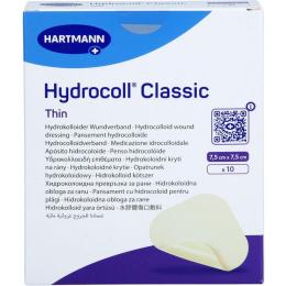 HYDROCOLL Classic Thin Wundverband 7,5x7,5 cm 10 St.