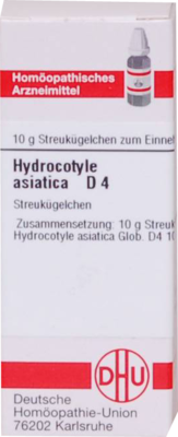 HYDROCOTYLE asiatica D 4 Globuli 10 g