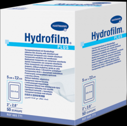 HYDROFILM Plus Transparentverband 5x7,2 cm 50 St