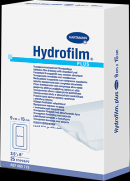 HYDROFILM Plus Transparentverband 9x15 cm 25 St