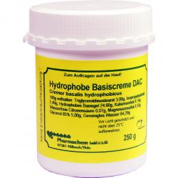 HYDROPHOBE Basiscreme DAC 250 g Creme
