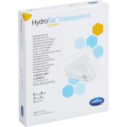 HYDROTAC transparent Hydrogelverb.8x8 cm 10 St Verband