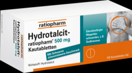 HYDROTALCIT-ratiopharm 500 mg Kautabletten 100 St