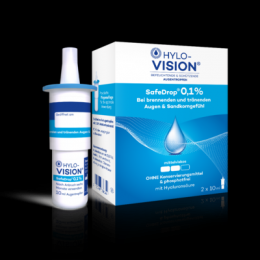 HYLO-VISION SafeDrop 0,1% Augentropfen 2X10 ml