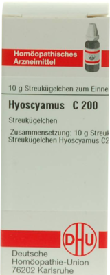 HYOSCYAMUS C 200 Globuli 10 g