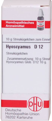 HYOSCYAMUS D 12 Globuli 10 g