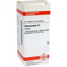 HYOSCYAMUS D 6 Tabletten 80 St