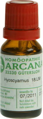 HYOSCYAMUS LM 18 Dilution 10 ml