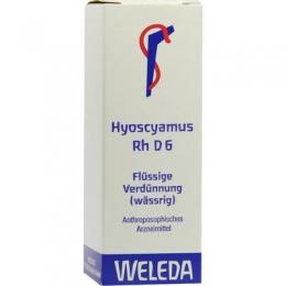 HYOSCYAMUS RH D 6 Dilution 20 ml