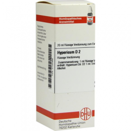 HYPERICUM D 2 Dilution 20 ml