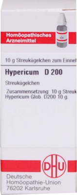 HYPERICUM D 200 Globuli 10 g