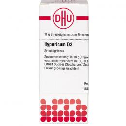 HYPERICUM D 3 Globuli 10 g