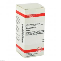 Ein aktuelles Angebot für HYPERICUM D 6 Tabletten 80 St Tabletten Naturheilmittel - jetzt kaufen, Marke DHU-Arzneimittel GmbH & Co. KG.