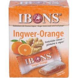 IBONS Ingwer Orange Box Kaubonbons 60 g