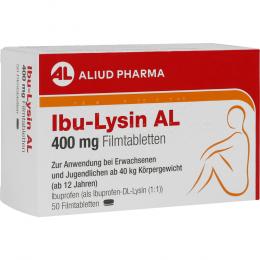 IBU-LYSIN AL 400 mg Filmtabletten 50 St Filmtabletten