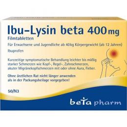 IBU-LYSIN beta 400 mg Filmtabletten 50 St.