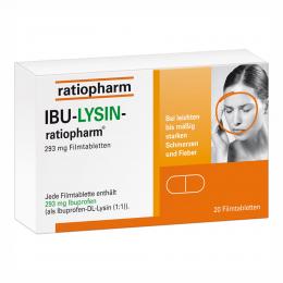 Ibu-lysin-ratiopharm® 293 mg Filmtabletten 20 st Filmtabletten