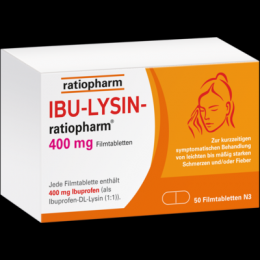 IBU-LYSIN-ratiopharm 400 mg Filmtabletten 50 St