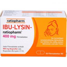 IBU-LYSIN-ratiopharm 400 mg Filmtabletten 50 St.