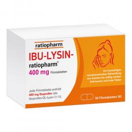 IBU-LYSIN ratiopharm® 400 mg Filmtabletten 50 St Filmtabletten