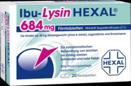 IBU-LYSINHEXAL Filmtabletten 20 St