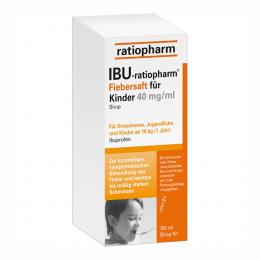 IBU-RATIOPHARM Fiebersaft für Kinder 40 mg/ml 100 ml Saft