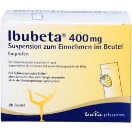 IBUBETA 400 mg Suspension zum Einnehmen im Beutel 20 St.