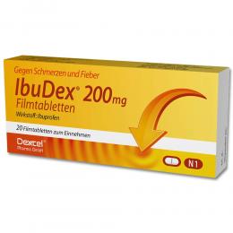 IBUDEX 200 mg Filmtabletten 20 St Filmtabletten