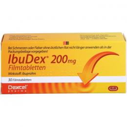 IBUDEX 200 mg Filmtabletten 30 St.