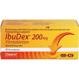 IBUDEX 200 mg Filmtabletten 50 St.