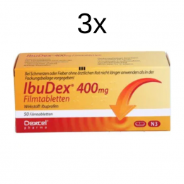 IBUDEX 400 mg Filmtabletten 3 x 50 St.