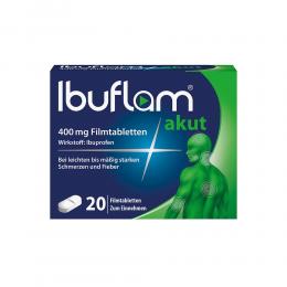 Ein aktuelles Angebot für Ibuflam akut 20 St Filmtabletten Kopfschmerzen & Migräne - jetzt kaufen, Marke A. Nattermann & Cie GmbH.