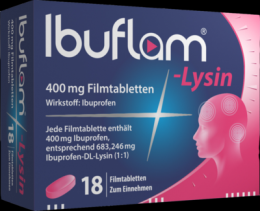 IBUFLAM-Lysin 400 mg Filmtabletten 18 St