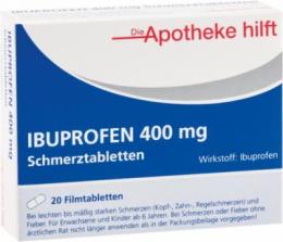 IBUPROFEN 400 mg Die Apotheke hilft Filmtabletten 20 St