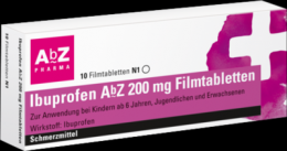 IBUPROFEN AbZ 200 mg Filmtabletten 10 St